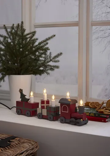 Joulutiejuna-adventtikynttelikkö - Monivärinen - Star Trading