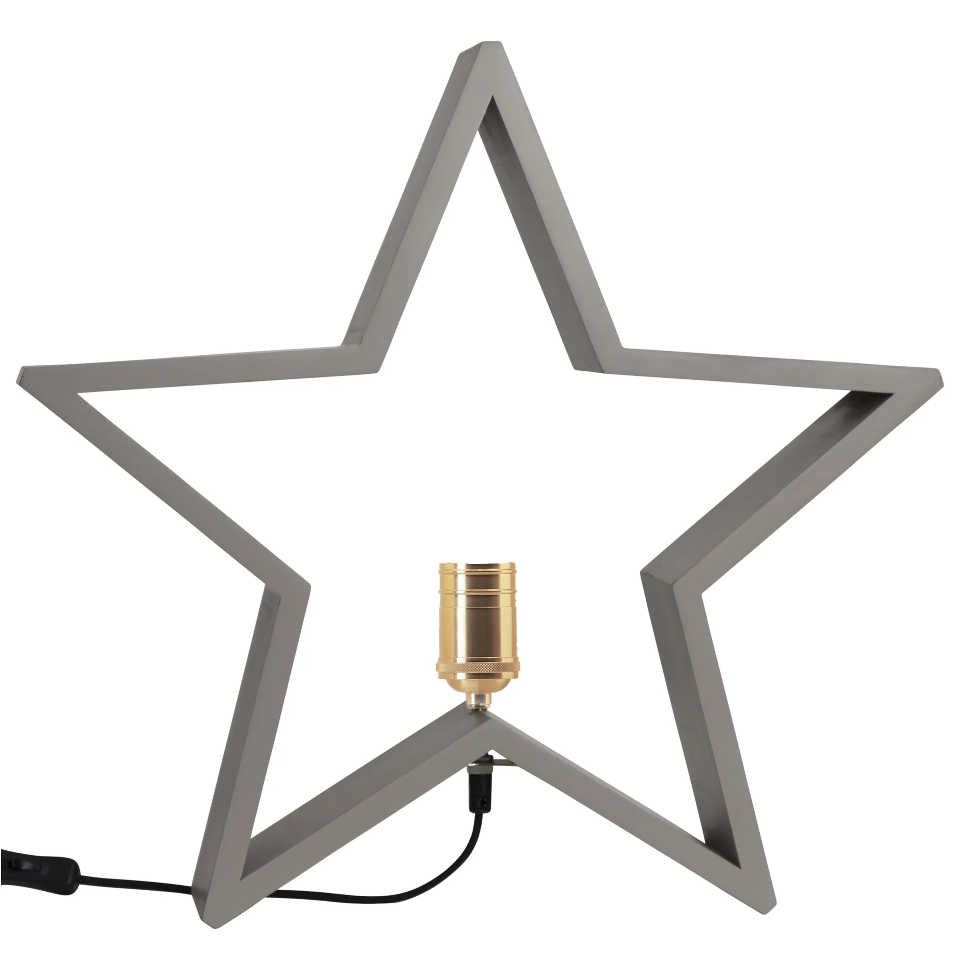 Lysekil joulutähti pöytämalli 48 cm, Beige Star Trading