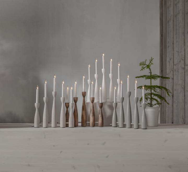 Midja 2.0 -adventtikynttelikkö, Valkopetsattu Star Trading
