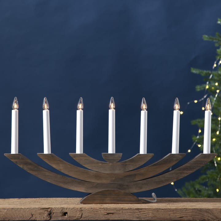 Navida adventtikynttilänjalka, Ruskea Star Trading