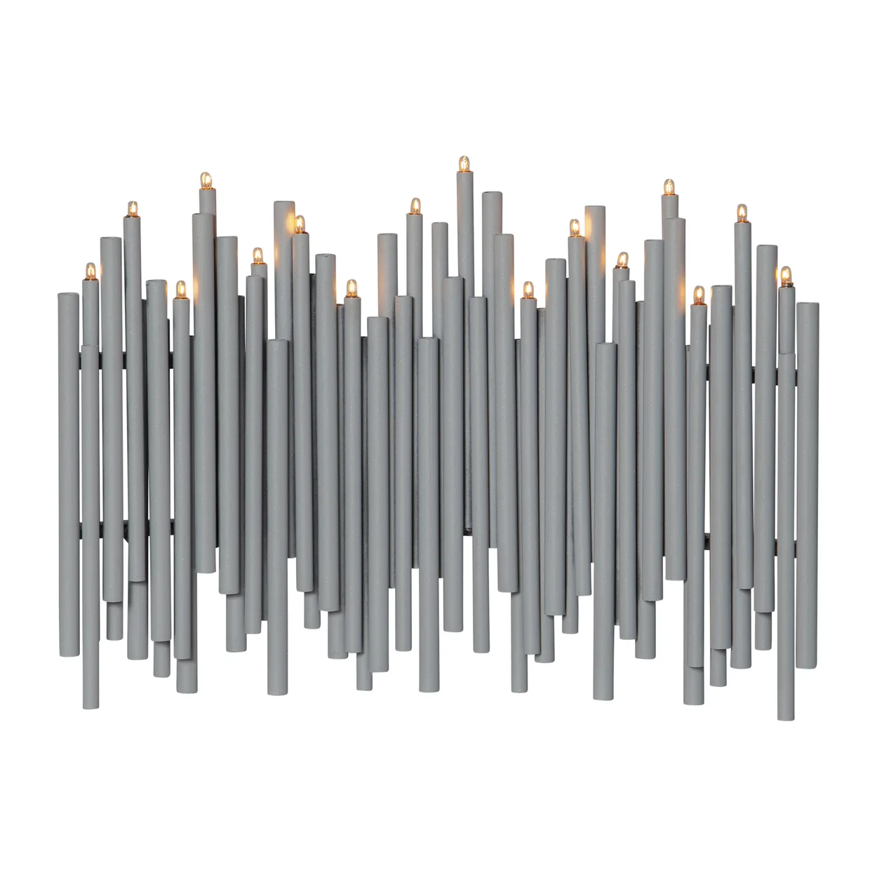 Star Trading Note adventtikynttilänjalka 25x35 cm Harmaa