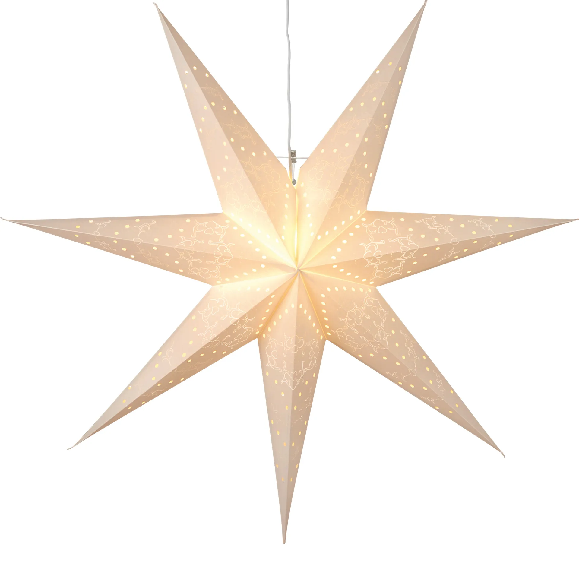 Star Trading Sensy adventtitähti 100 cm Valkoinen