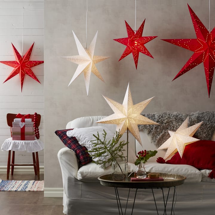 Sensy adventtitähti jalalla 78 cm, Valkoinen Star Trading