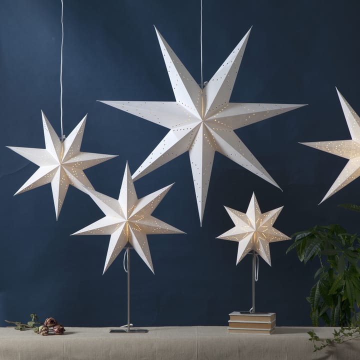 Sensy adventtitähti jalalla 78 cm, Valkoinen Star Trading