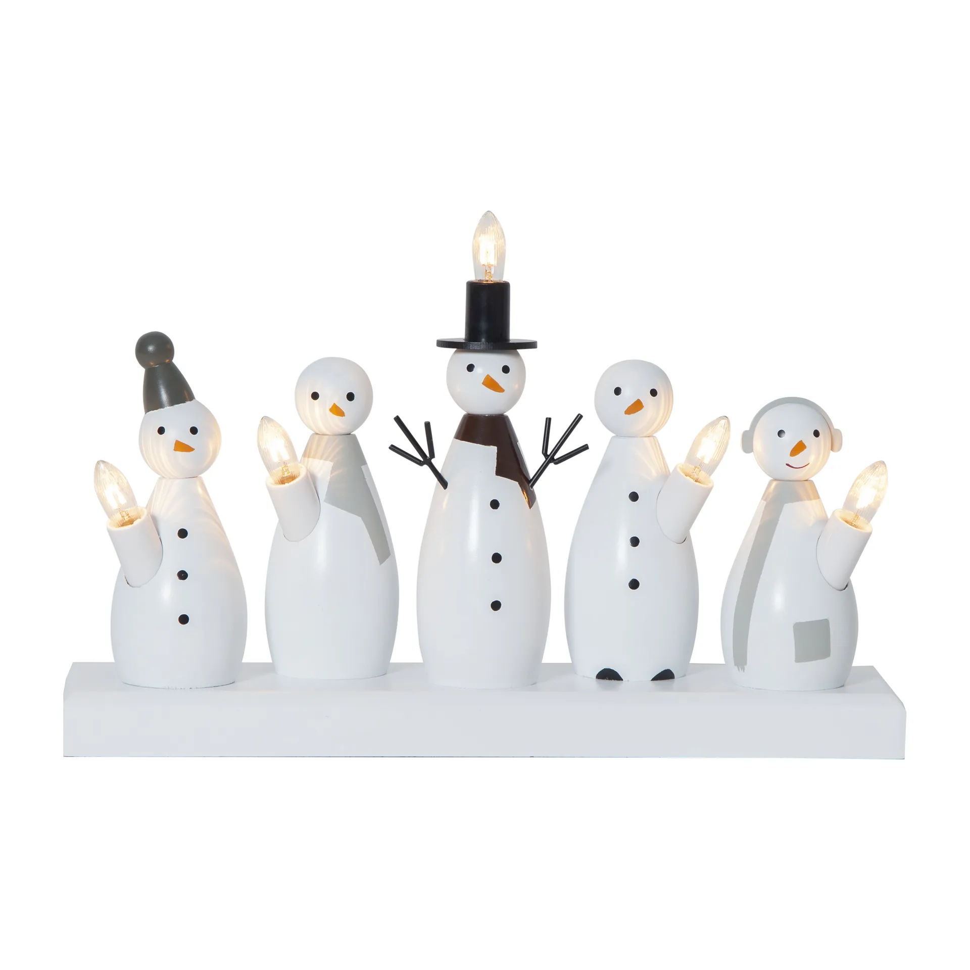 Snowman adventtikynttilänjalka, Valkoinen Star Trading