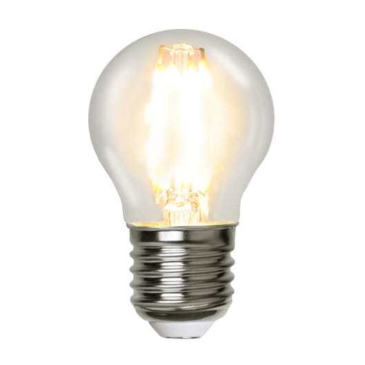 Star Trading E27 G45 LED filament clear - 4,5 cm, 2700 K - Star Trading