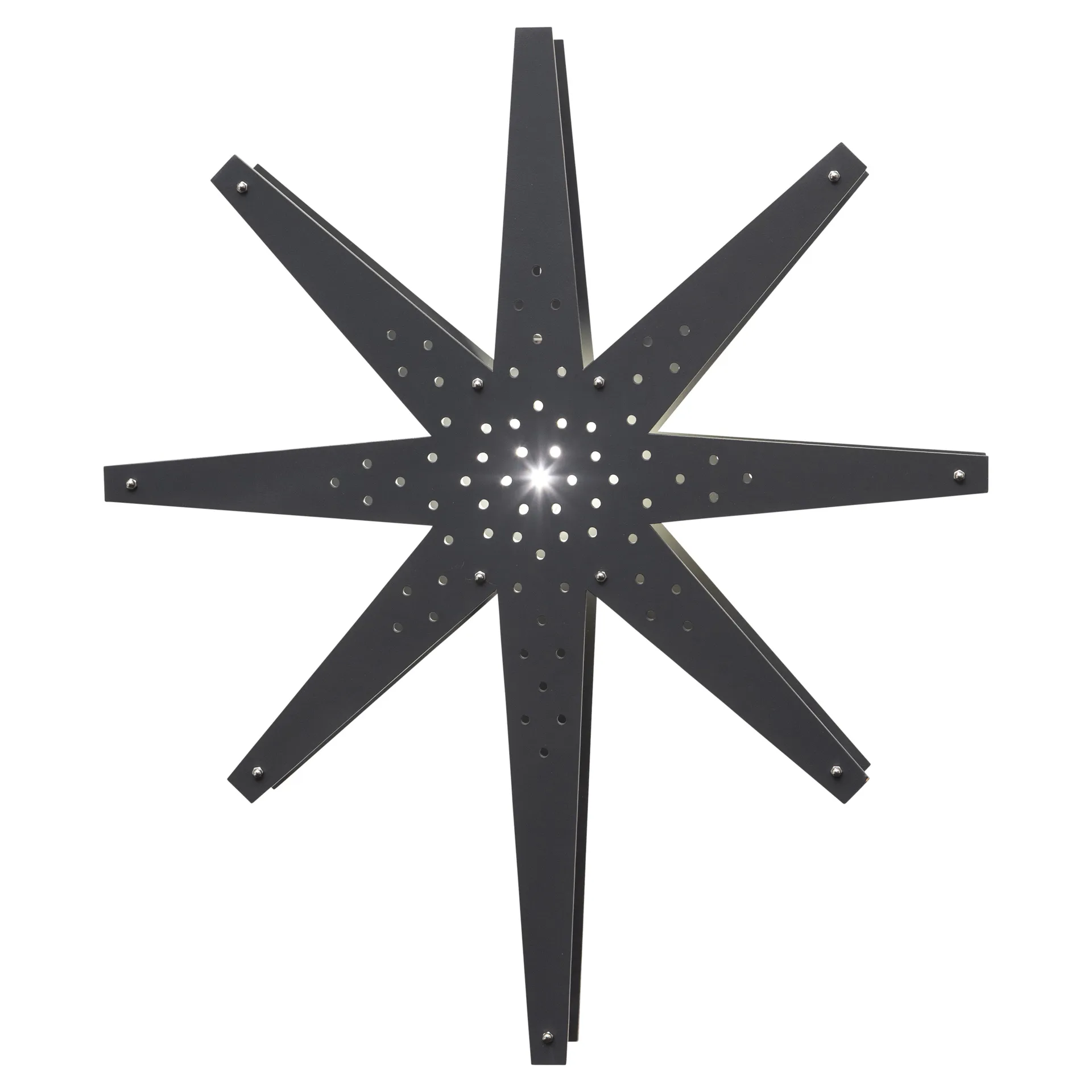 Tall adventtitähti 60x70 cm, Grafiitinharmaa Star Trading