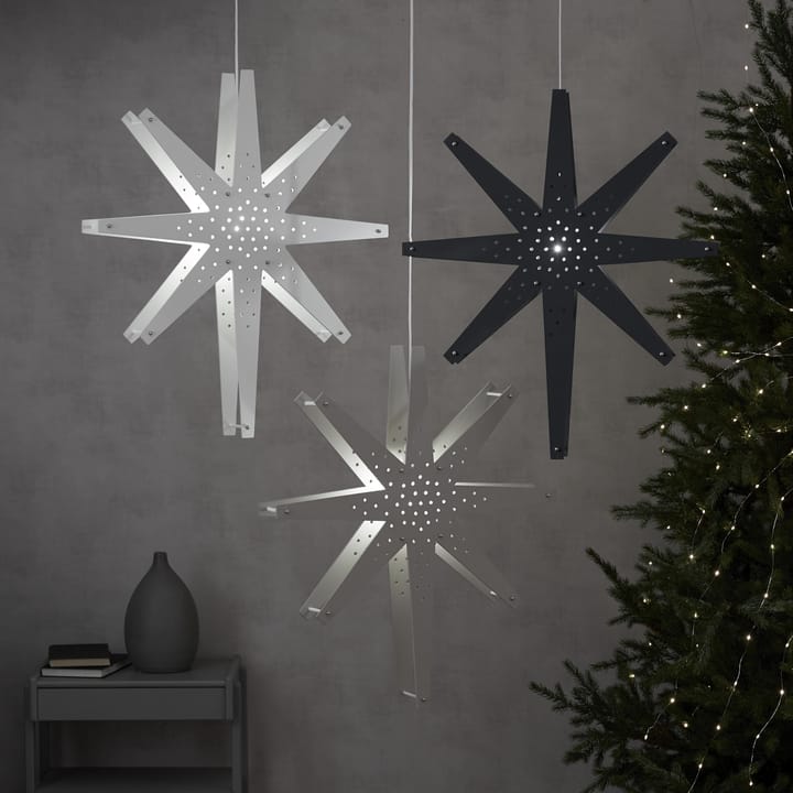 Tall adventtitähti 60x70 cm, Grafiitinharmaa Star Trading