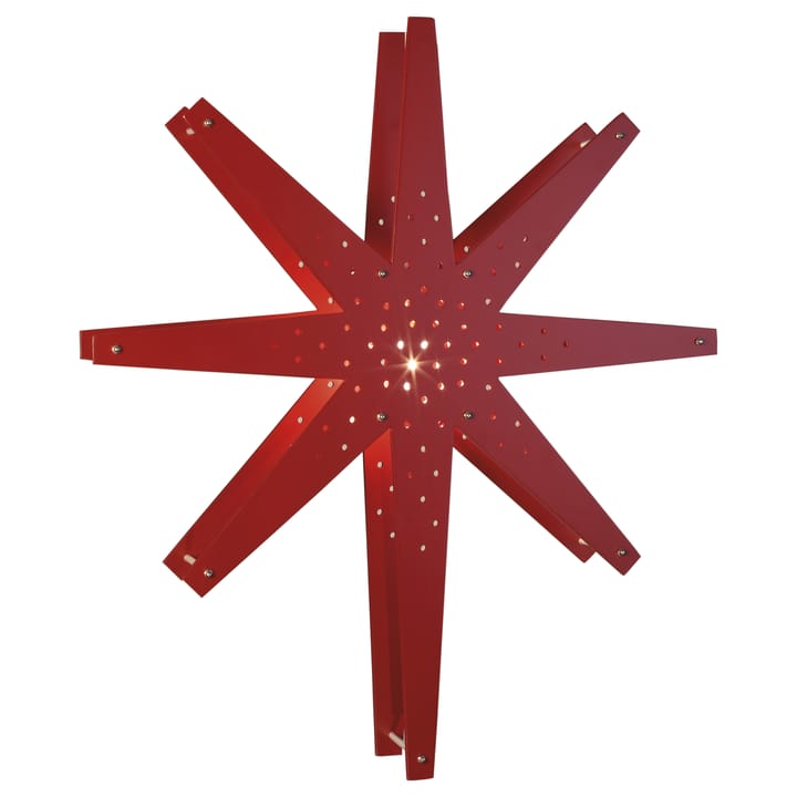 Tall adventtitähti 60x70 cm - Punainen - Star Trading