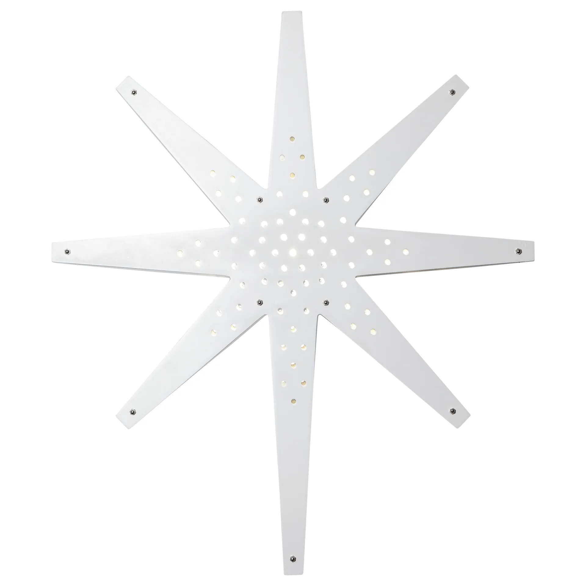 Tall adventtitähti 60x70 cm, Valkoinen Star Trading