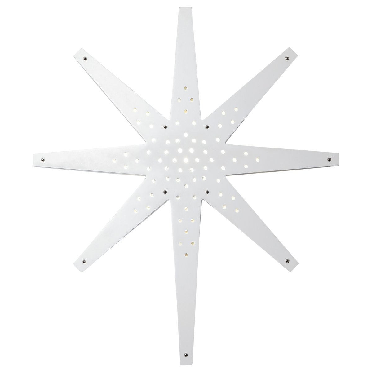 Star Trading Tall adventtitähti 60×70 cm Valkoinen