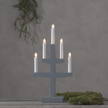 Trapp adventtikynttilänjalka 46 cm - Harmaa - Star Trading
