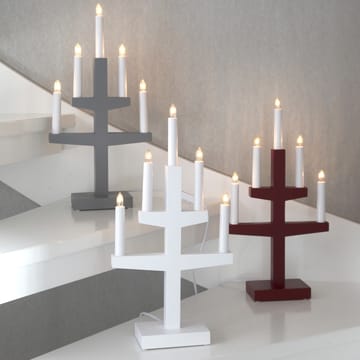 Trapp adventtikynttilänjalka 46 cm - Harmaa - Star Trading