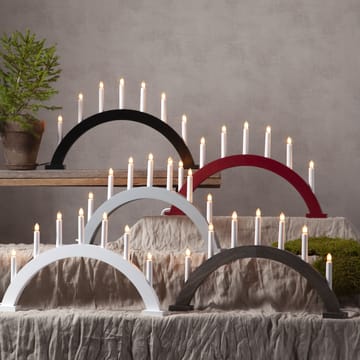 Trapp adventtikynttilänjalka kaari - Harmaa - Star Trading