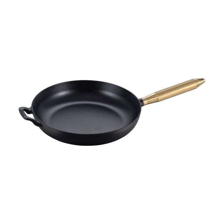 Buster & Punch valurautapannu musta Ø28 cm - Messinkikahva - STAUB