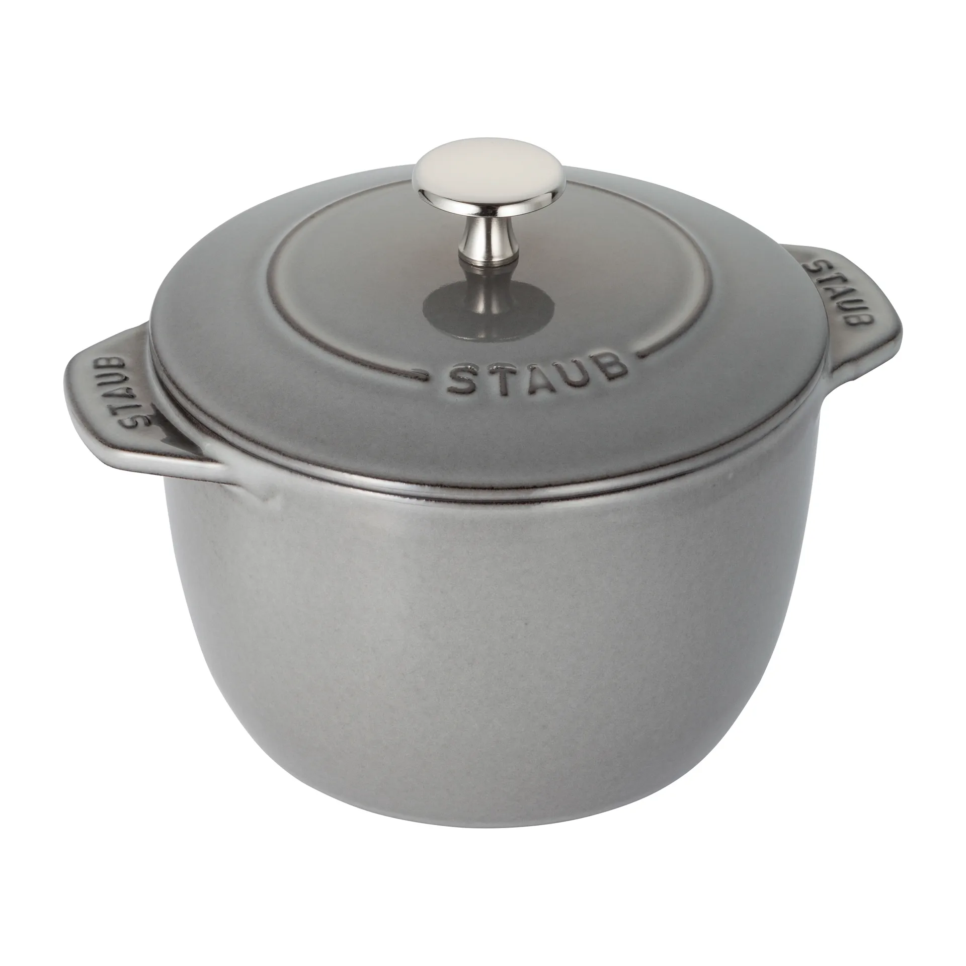 Rice cocotte valurautapata 1,6 L, Harmaa STAUB