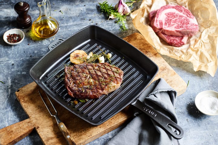 Staub American grillipannu valurauta, 26x26 cm STAUB