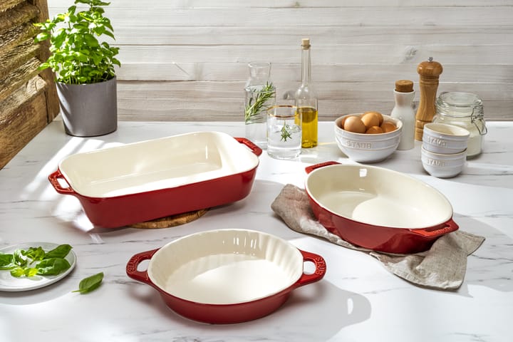 Staub Ceramic piirasvuoka Ø24 cm, Kirsikka STAUB