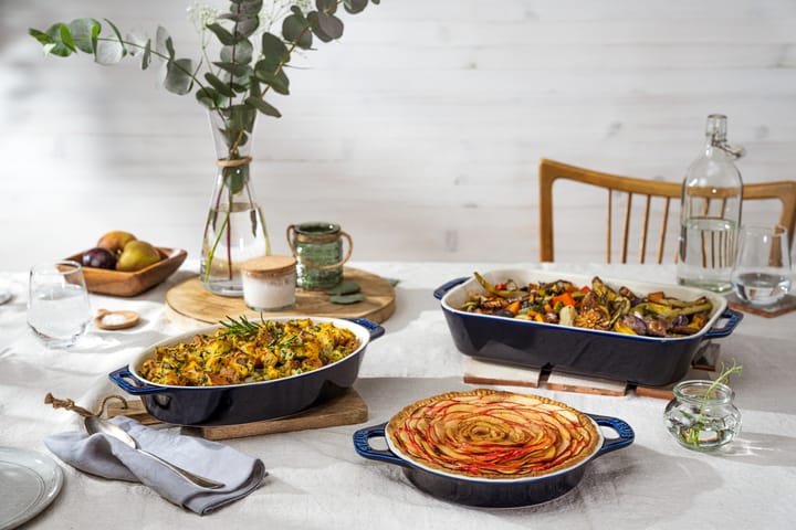 Staub Ceramic piirasvuoka Ø24 cm, Tummansininen STAUB