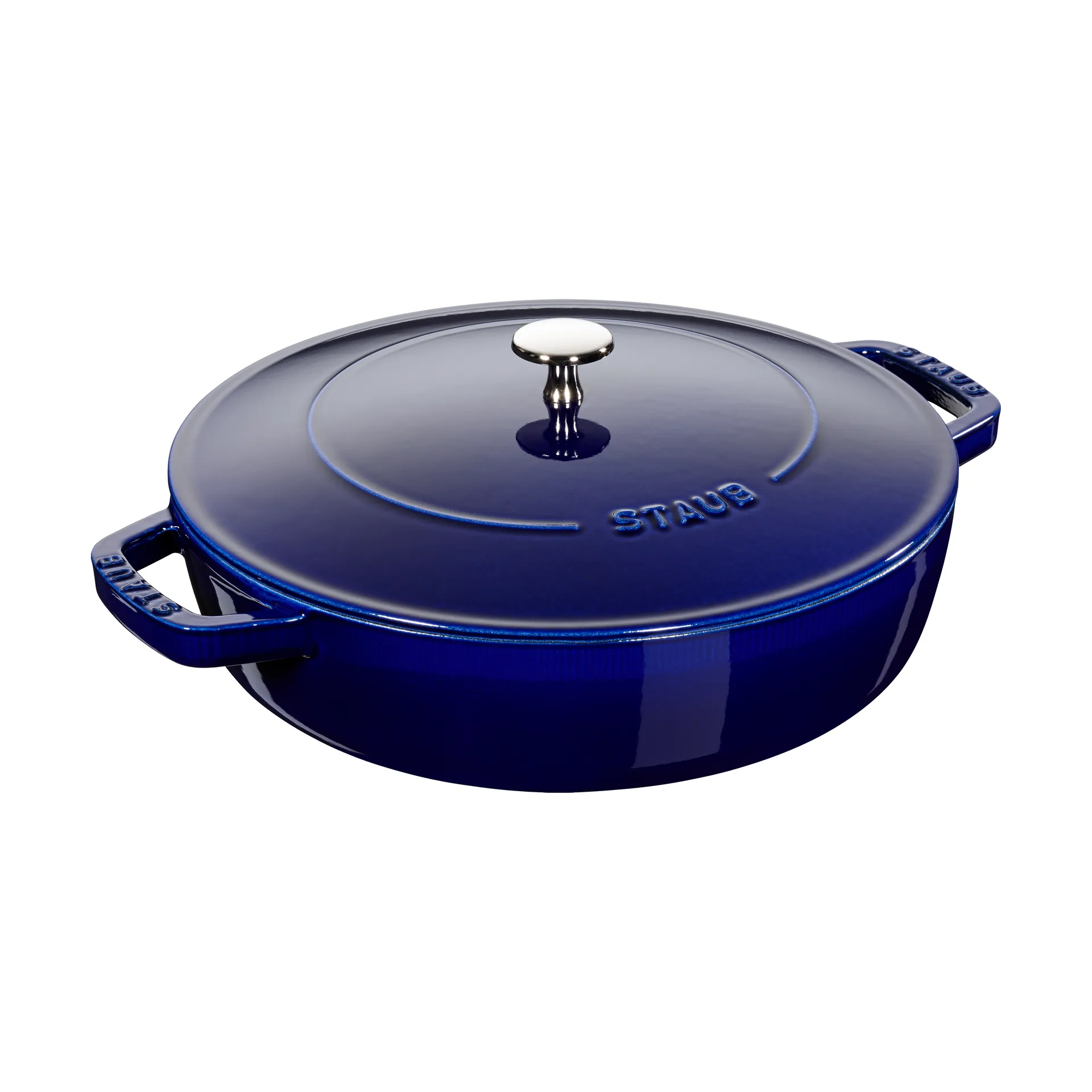Staub Chistera paistinpannu valurauta Ø28 cm, Tummansininen STAUB