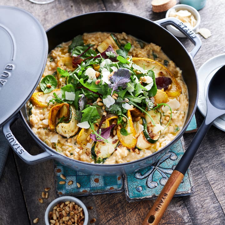 Staub Chistera paistinpannu valurauta Ø28 cm, White truffle STAUB