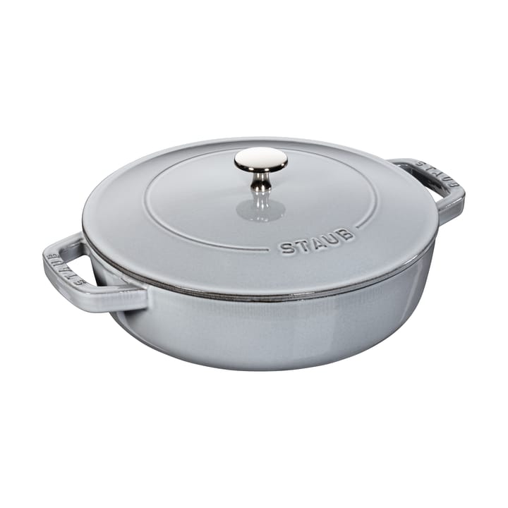 Staub Chistera traktoriastia valurauta Ø24 cm - Grafiitinharmaa - STAUB