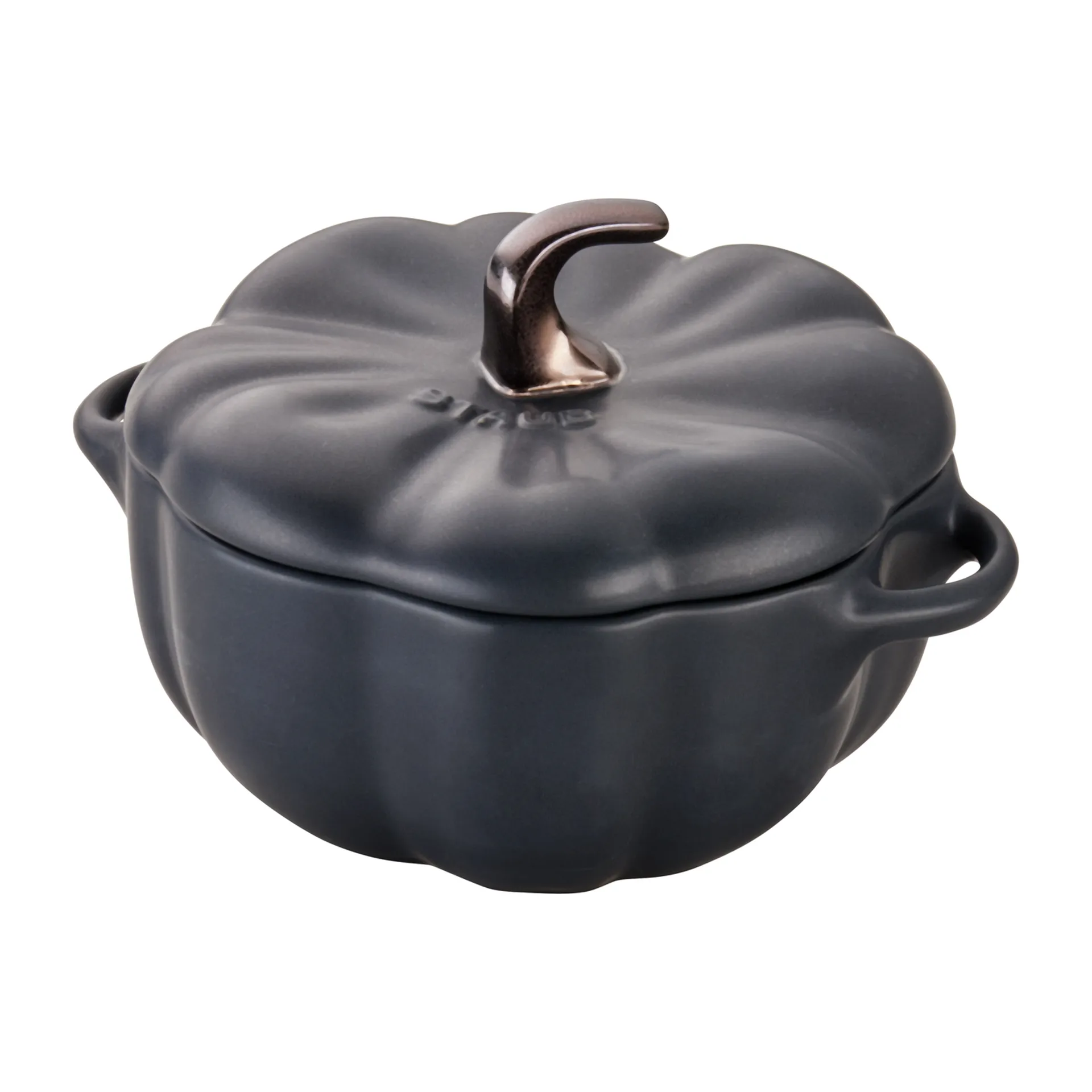 Staub kurpitsapata kivitavara musta, 0,47 l STAUB