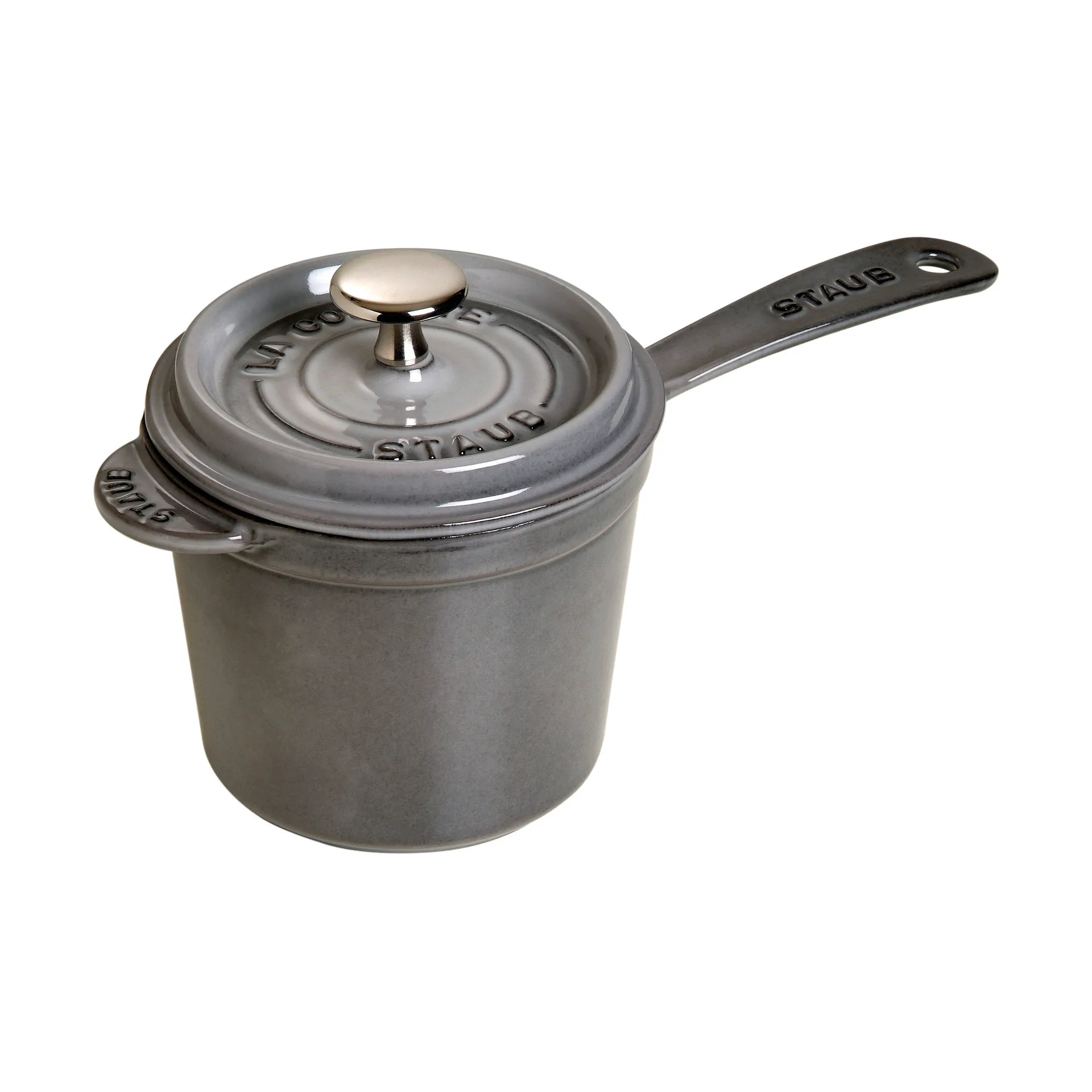 Staub La Cocotte kattila korkea grafiitinharmaa, 1,2 L STAUB