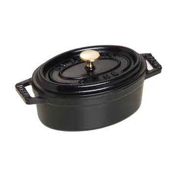 Staub La Cocotte ovaali minipata valurauta 0,25 L - Musta - STAUB