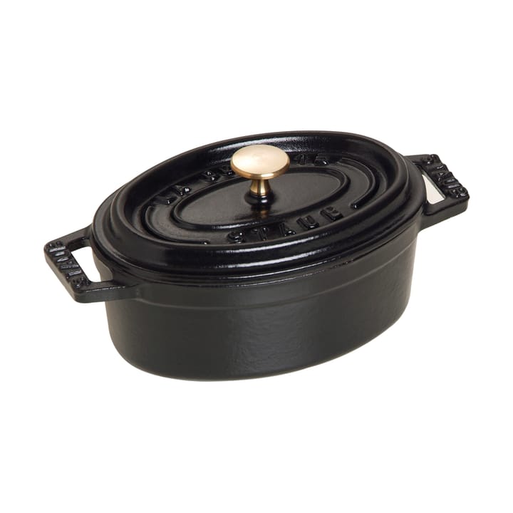 Staub La Cocotte ovaali minipata valurauta 0,25 L - Musta - STAUB