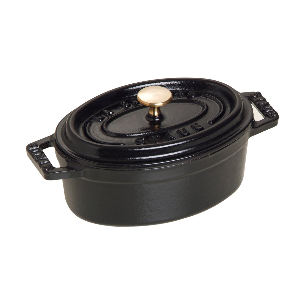 Staub La Cocotte ovaali minipata valurauta 0,25 L Musta