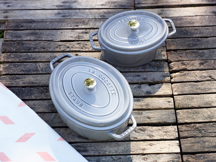 Staub La Cocotte ovaali pata valurauta 0,6 L, Grafiitinharmaa STAUB