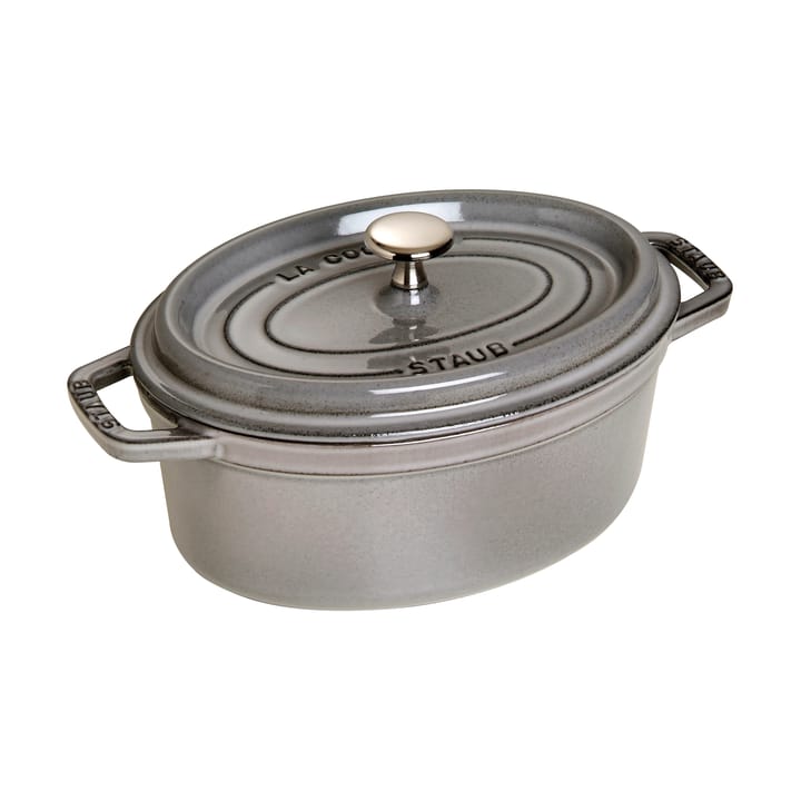Staub La Cocotte ovaali pata valurauta 2,35 L - Grafiitinharmaa - STAUB