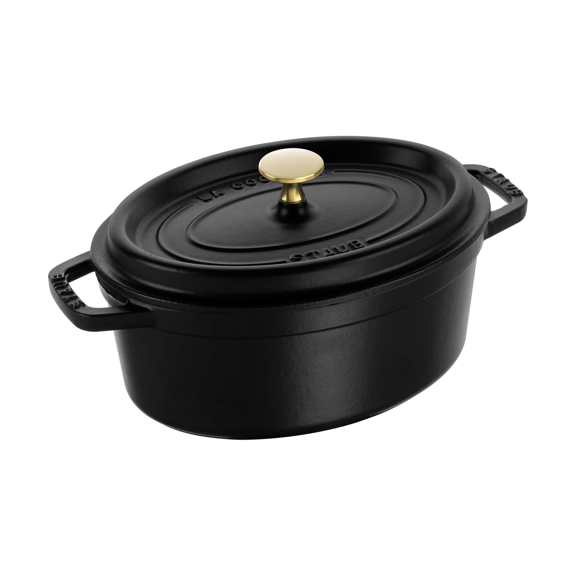 Staub La Cocotte ovaali pata valurauta 2,35 L, Musta STAUB