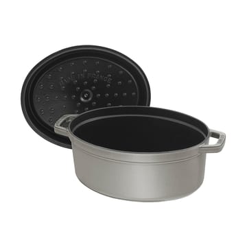 Staub La Cocotte ovaali pata valurauta 3,2 L - Grafiitinharmaa - STAUB