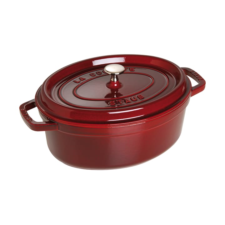 Staub La Cocotte ovaali pata valurauta 4,2 L. - Grenadiininpunainen - STAUB