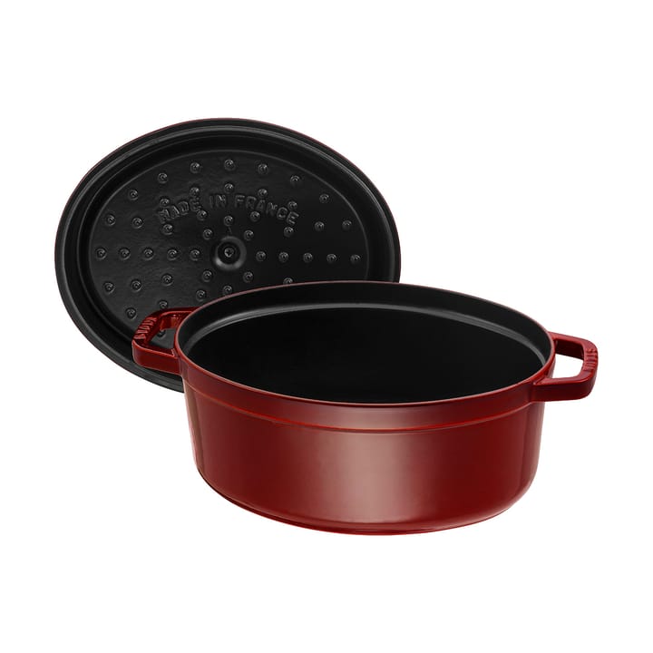 Staub La Cocotte ovaali pata valurauta 6,7 L, Grenadiininpunainen STAUB
