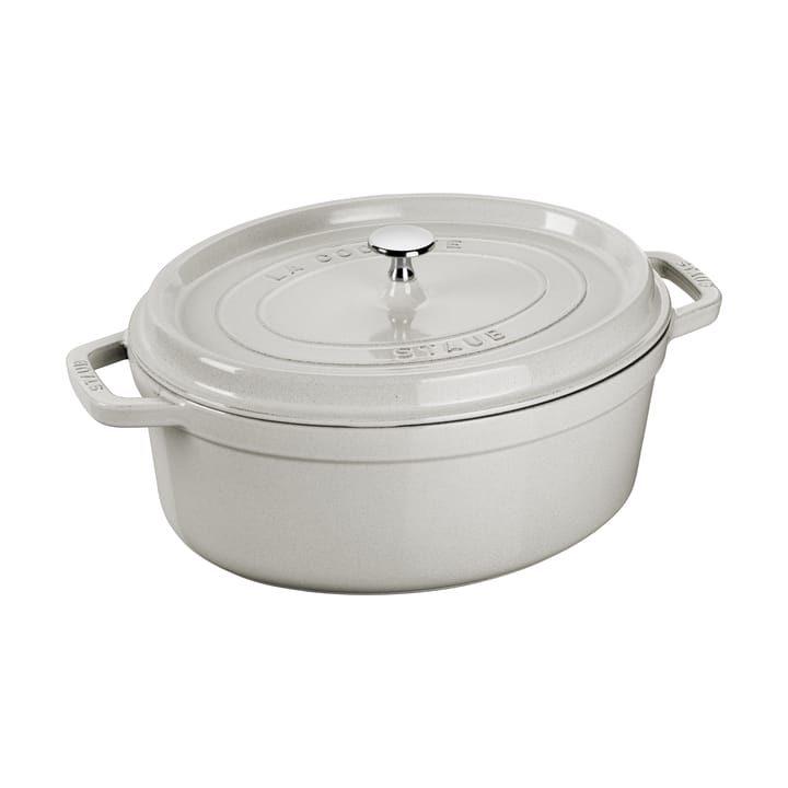 Staub La Cocotte ovaali pata valurauta 6,7 L - White truffle - STAUB