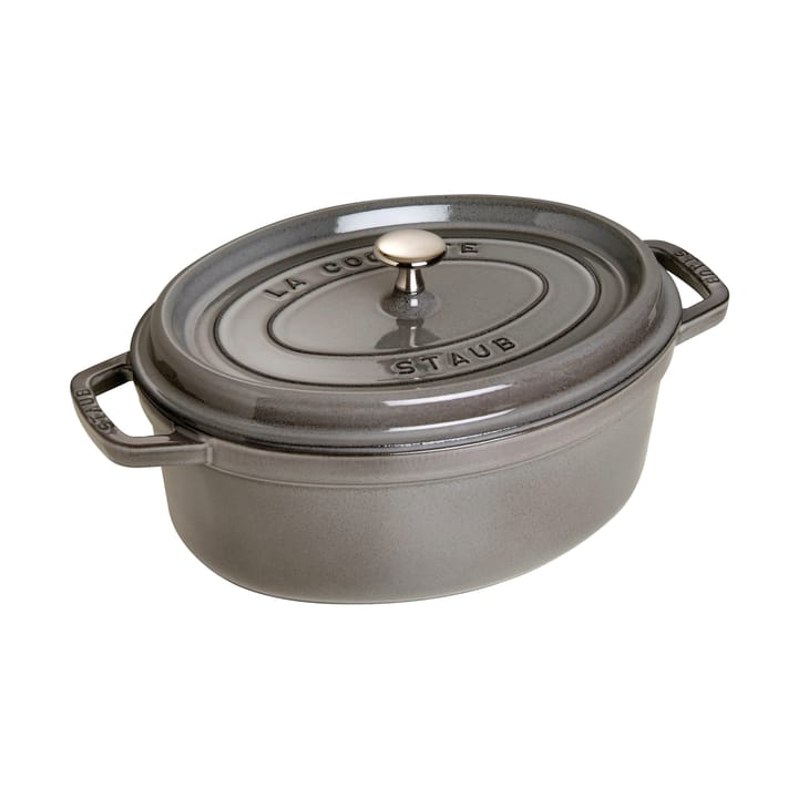 Staub La Cocotte ovaali pata valurauta 8 L - Grafiitinharmaa - STAUB