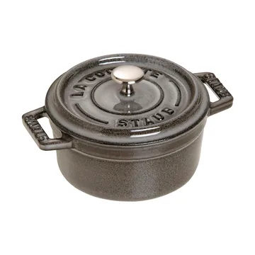 Staub La Cocotte pyöreä pata valurauta 0,25 L - Grafiitinharmaa - STAUB