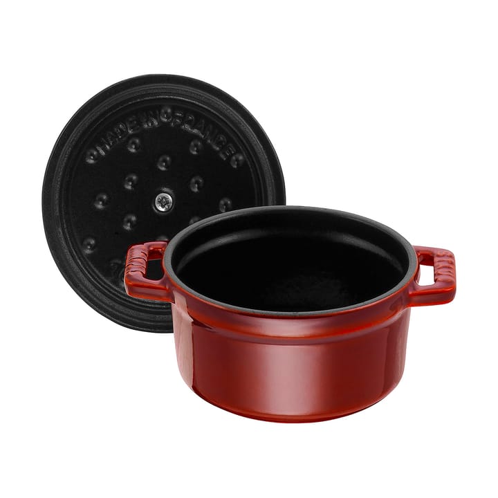 Staub La Cocotte pyöreä pata valurauta 0,25 L, Grenadiininpunainen STAUB