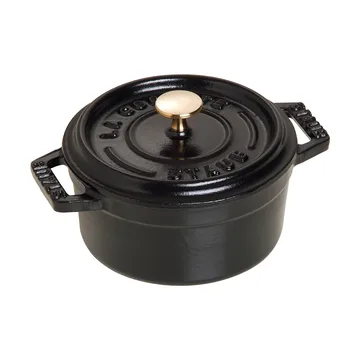Staub La Cocotte pyöreä pata valurauta 0,25 L - Musta - STAUB