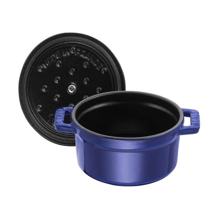Staub La Cocotte pyöreä pata valurauta 0,25 L, Tummansininen STAUB