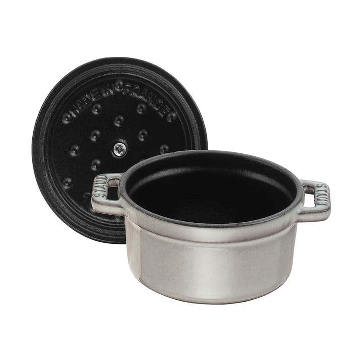 Staub La Cocotte pyöreä pata valurauta 0,4 L, Grafiitinharmaa STAUB