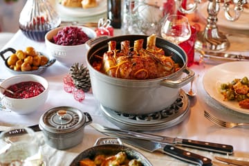 Staub La Cocotte pyöreä pata valurauta 12,6 L - Grafiitinharmaa - STAUB