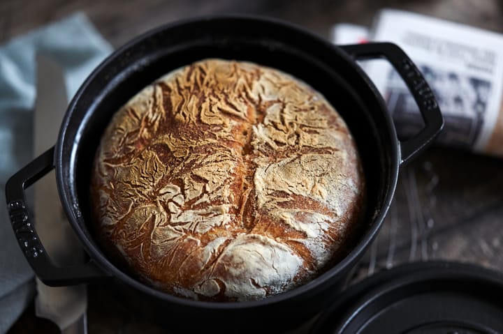 Staub La Cocotte pyöreä pata valurauta 1,7 L, Musta STAUB