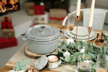 Staub La Cocotte pyöreä pata valurauta 2,6 L - Grafiitinharmaa - STAUB