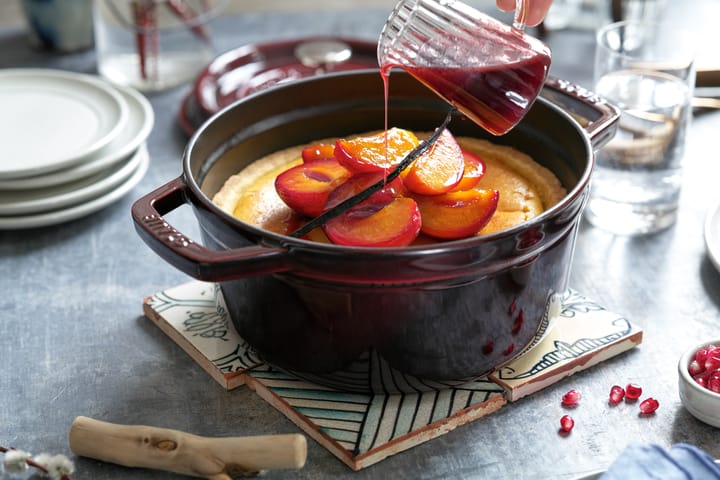 Staub La Cocotte pyöreä pata valurauta 2,6 L, Grenadiininpunainen STAUB