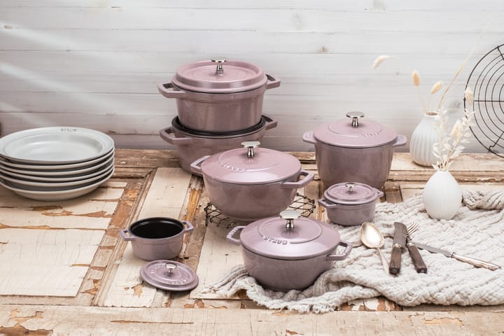 Staub La Cocotte pyöreä pata valurauta 3,8 L., Cherry Blossom STAUB