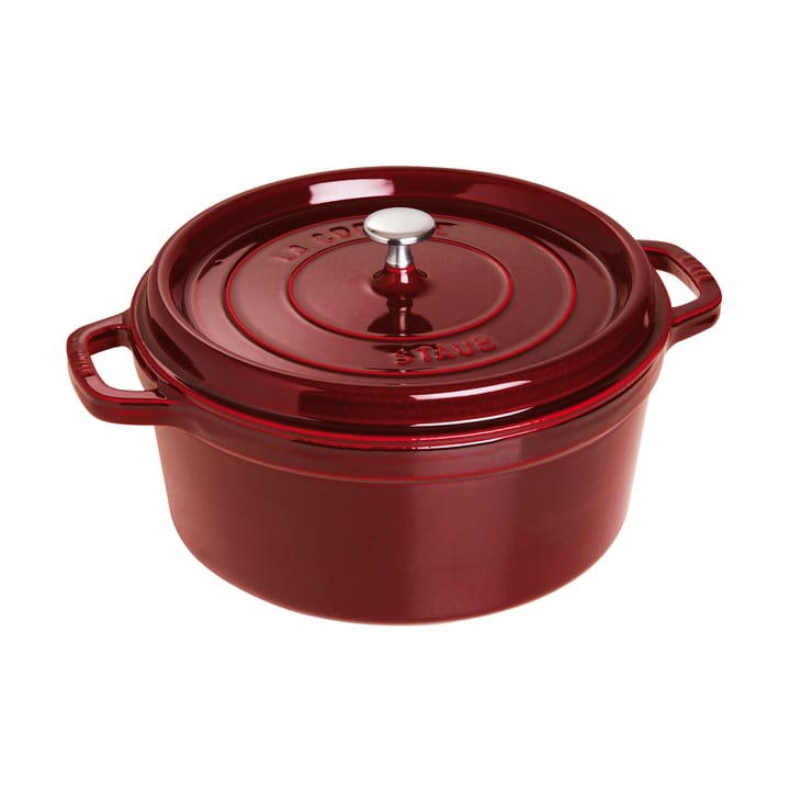 Staub La Cocotte pyöreä pata valurauta 6,7 L - Grenadiininpunainen - STAUB
